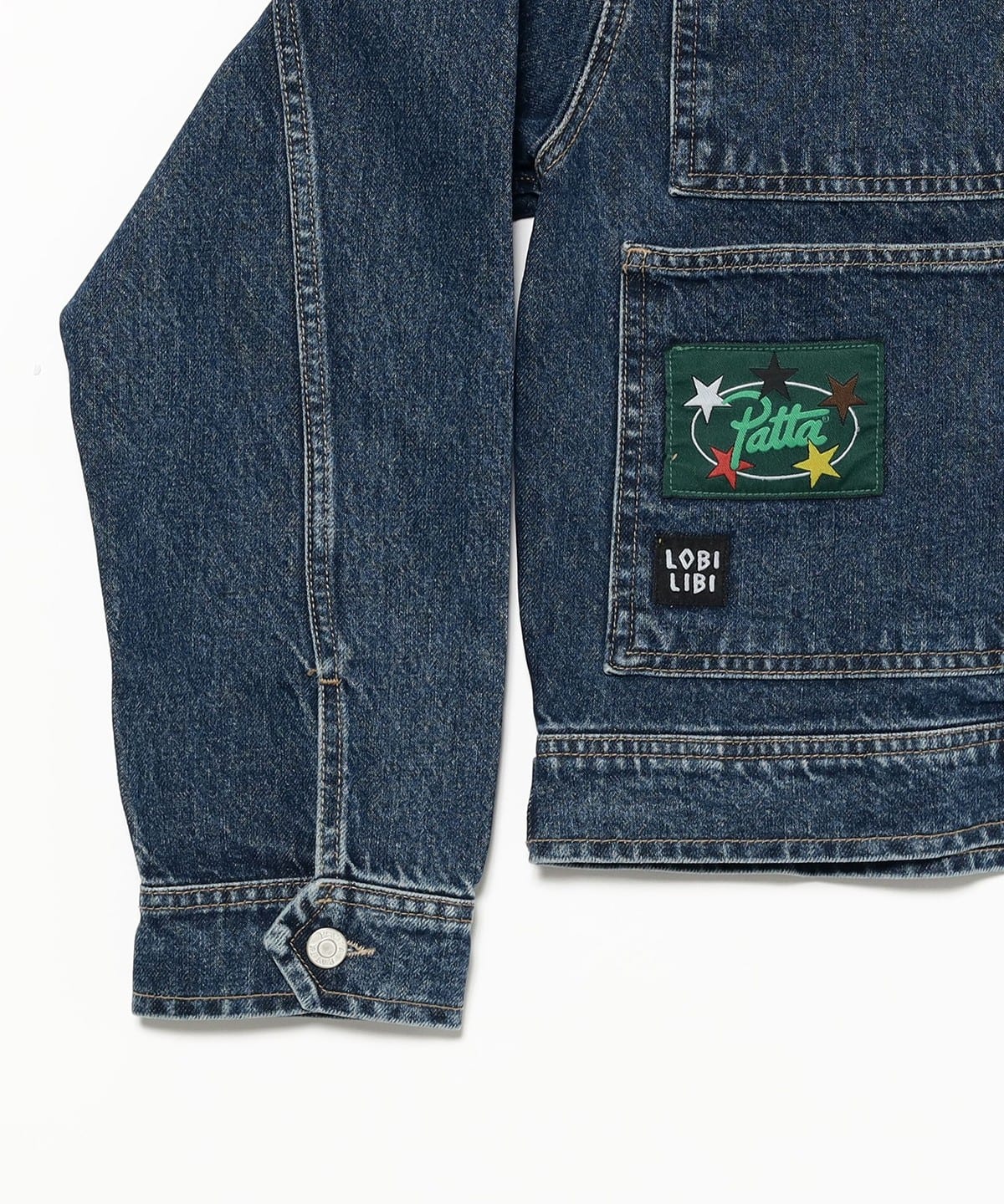 BEAMS（ビームス）PATTA / Whole Lotta Labels Denim Jacket（ブルゾン