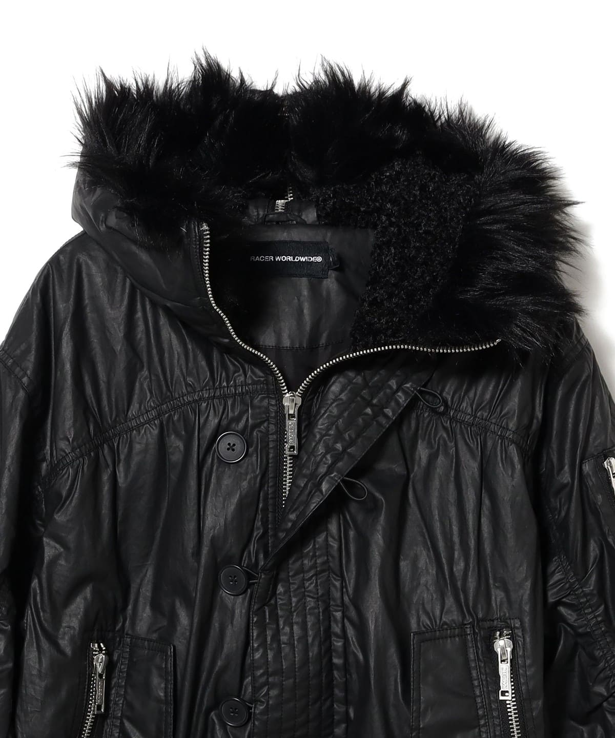 BEAMS（ビームス）RACER WORLDWIDE / Black Waxed Aviator Bomber 