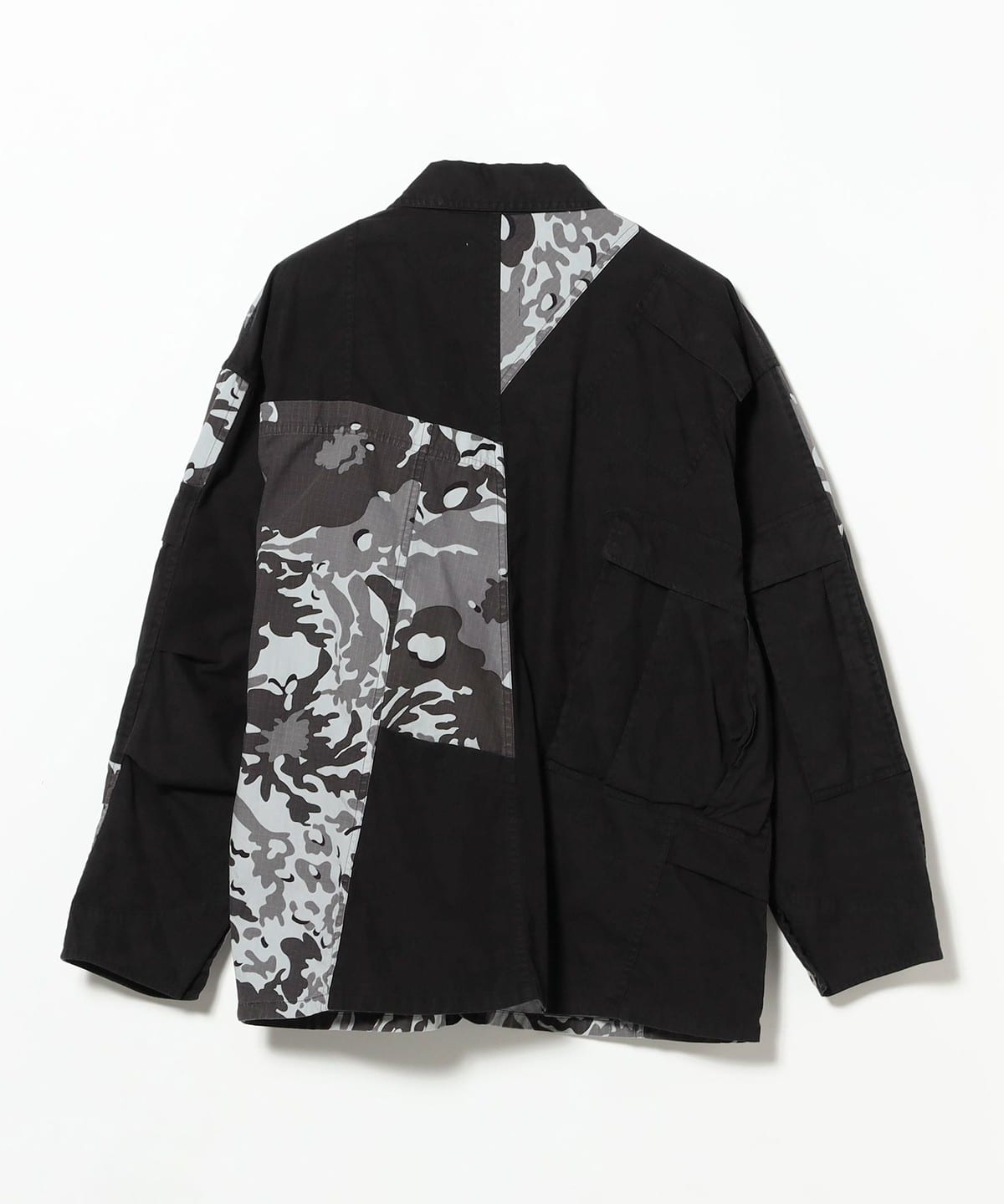 ジャケット・アウター Rebuild by Needles Camouflage Shirt BEAMS（ビームス）NOMARHYTHM TEXTILE x Needles Rebuild / Coverall