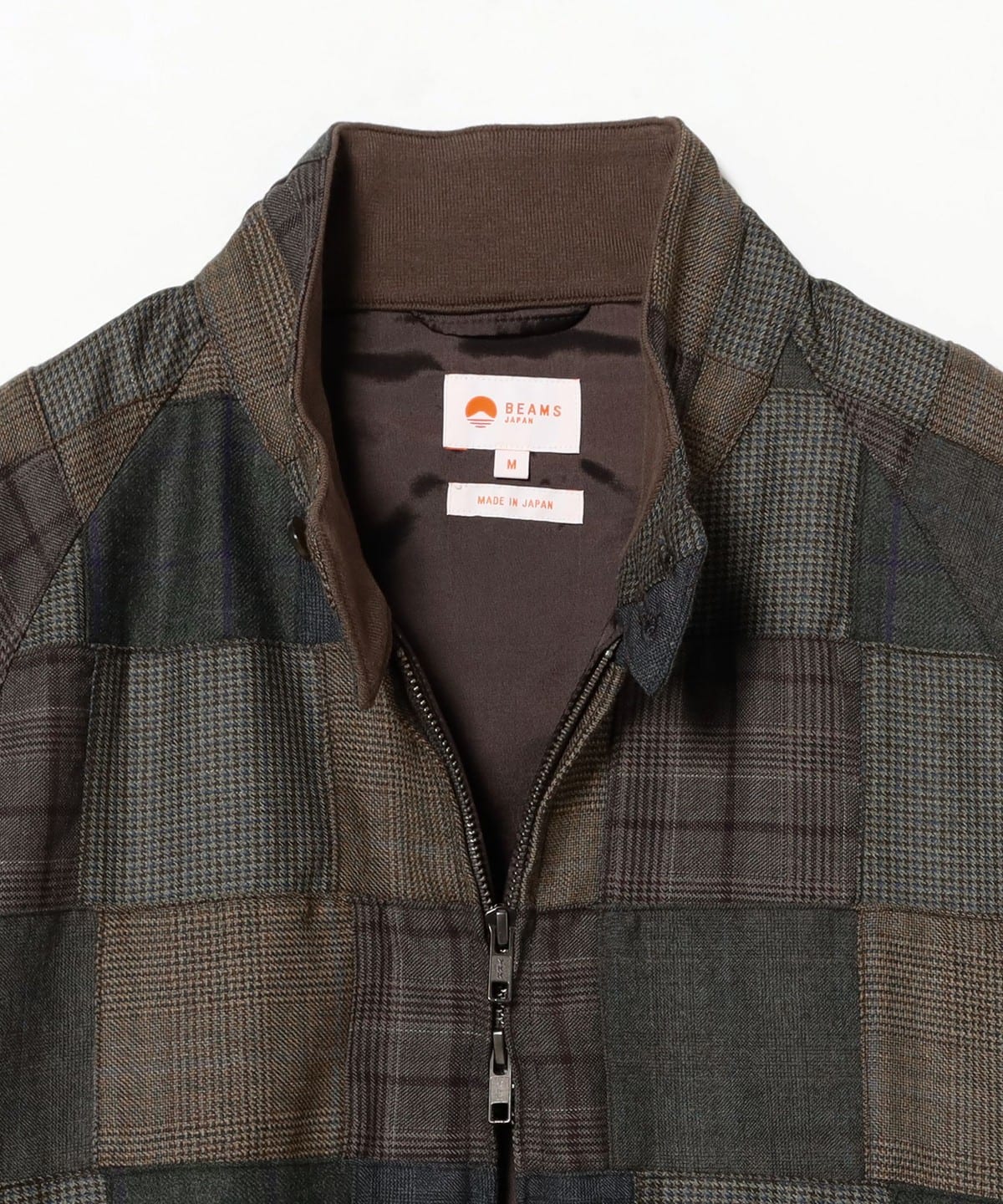 BEAMS JAPAN（ビームス ジャパン）PATCHWORK STAND COLLAR BLOUSON