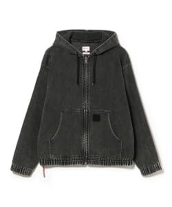 KNIT LIKE DENIM HOODIE