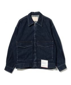 Graphpaper / Selvage Denim Zip Jacket -DARK FADE-