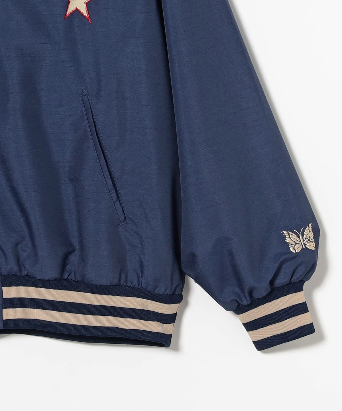 BEAMS(ビームス)NEEDLES / Stadium Jacket - Poly Shantung BEAMS(ビームス)NEEDLES / Stadium Jacket - Poly Shantung