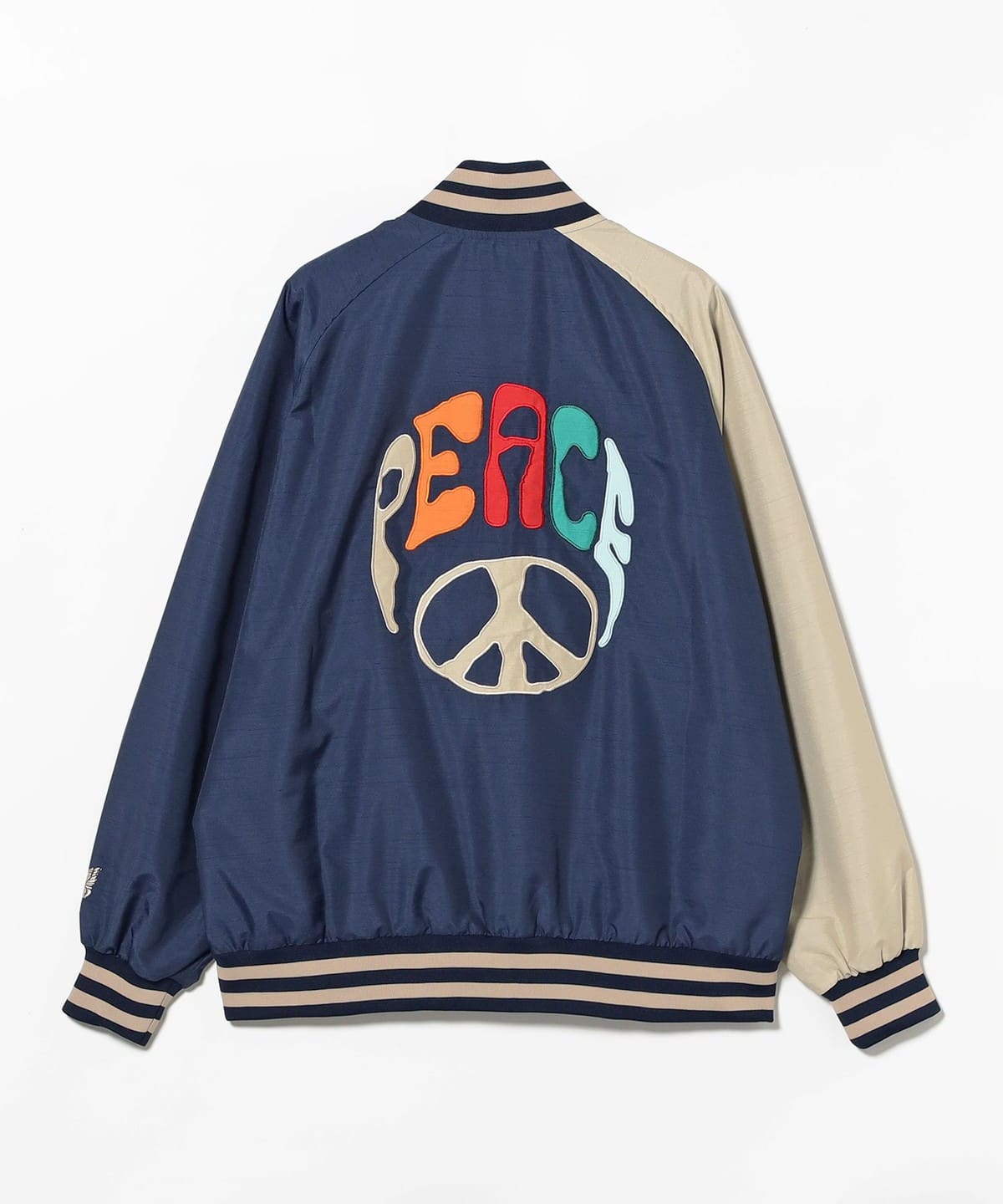[新品未使用品] スタジャン/ビームス/SSZ部隊 BEAMS（ビームス）NEEDLES / Stadium Jacket - Poly Shantung