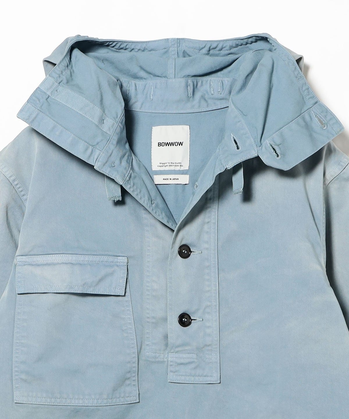 BOWWOW バウワウ 日本製 BIGGY MOUNTAIN PARKA ビッグ マウンテンパーカー BW1902-BMP L Green シェル アノラック アウター【中古】【BOWWOW】 BOWWOW バウワウ 日本製 BIGGY MOUNTAIN PARKA ビッグ マウンテン