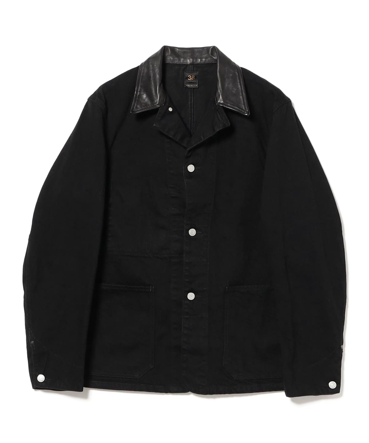 BEAMS（ビームス）Scye / Black Denim Coverall Jacket（ブルゾン