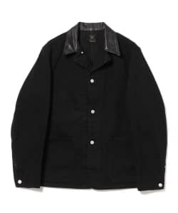 Scye / Black Denim Coverall Jacket