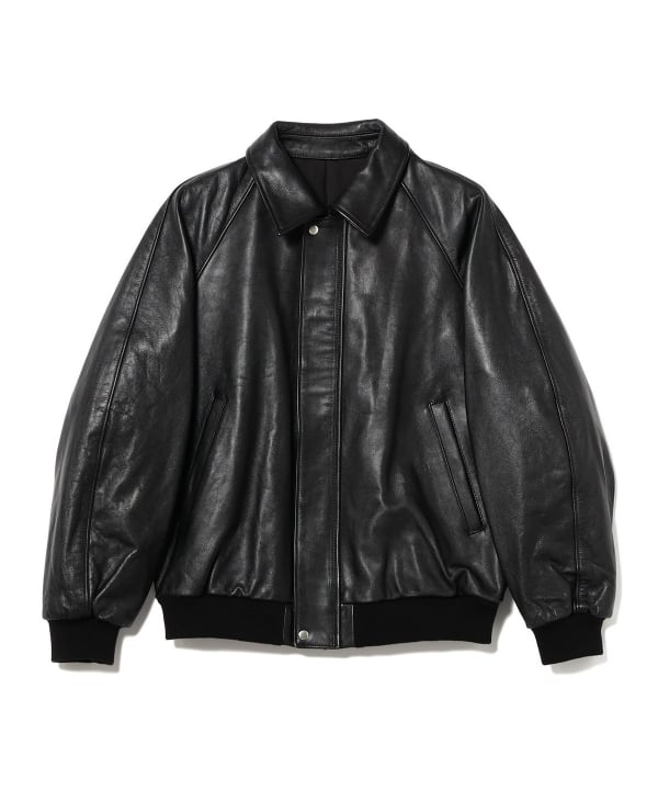 Graphpaper / Cow Leather Raglan Blouson