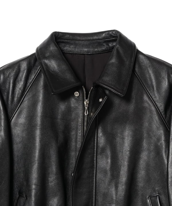 Graphpaper / Cow Leather Raglan Blouson