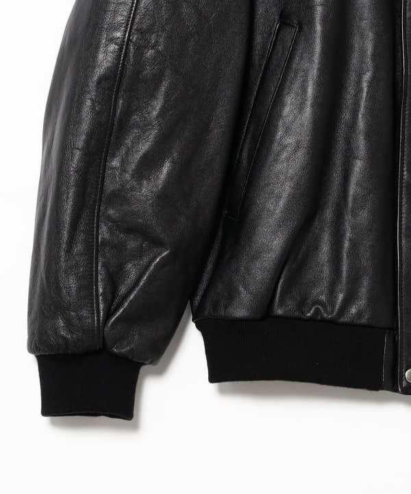 Graphpaper / Cow Leather Raglan Blouson