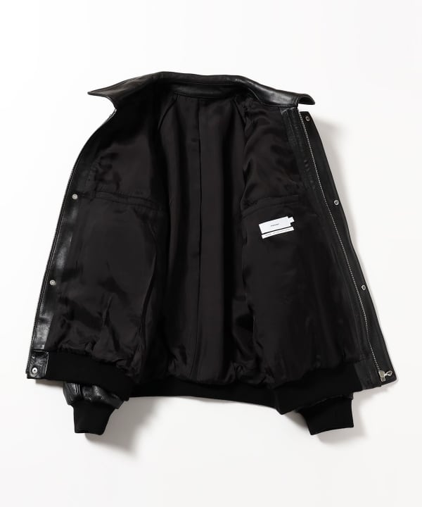 Graphpaper / Cow Leather Raglan Blouson