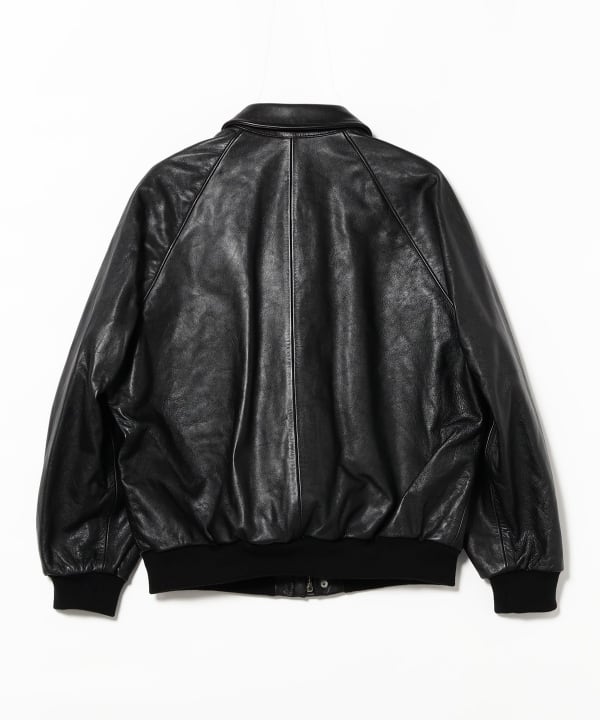 Graphpaper / Cow Leather Raglan Blouson