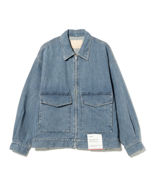 Graphpaper / Selvage Denim Zip Jacket -LIGHT FADE-