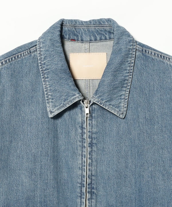 Graphpaper / Selvage Denim Zip Jacket -LIGHT FADE-