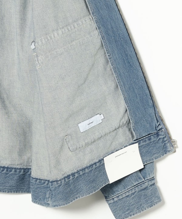 Graphpaper / Selvage Denim Zip Jacket -LIGHT FADE-