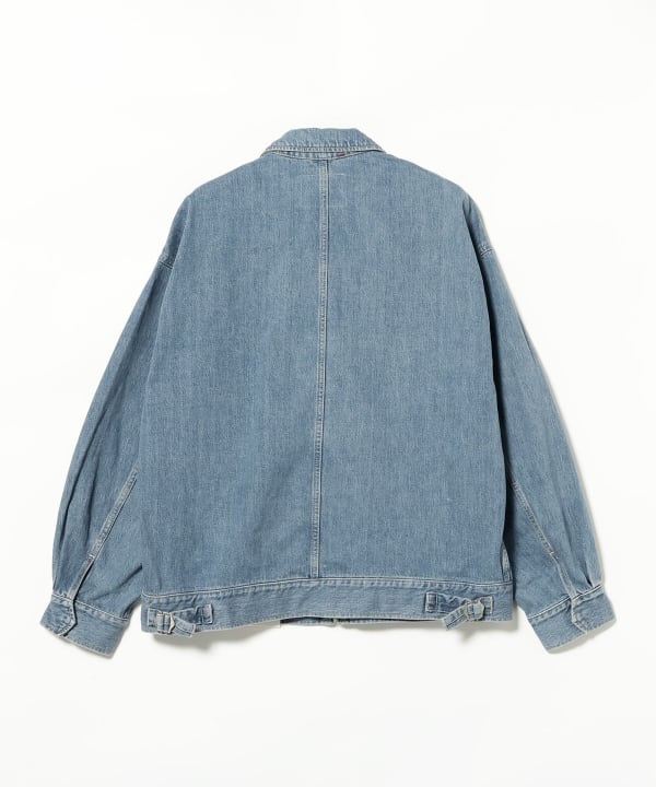 Graphpaper / Selvage Denim Zip Jacket -LIGHT FADE-