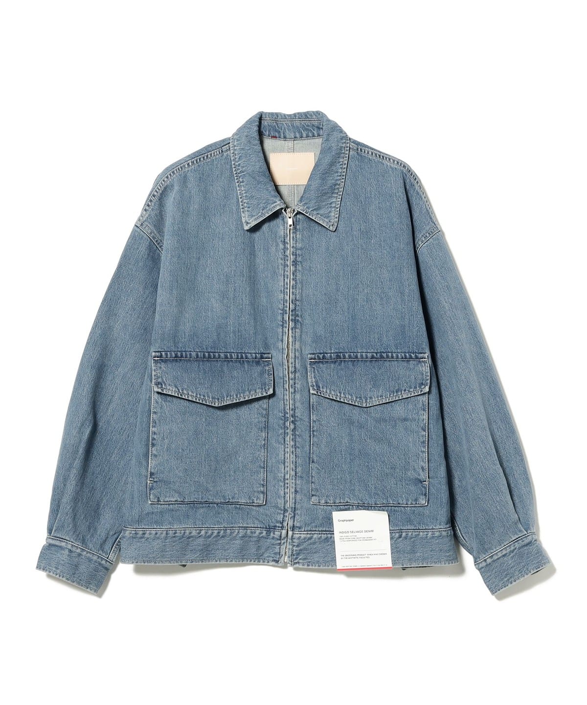 BEAMS JAPAN（ビームス ジャパン）Graphpaper / Selvage Denim Zip