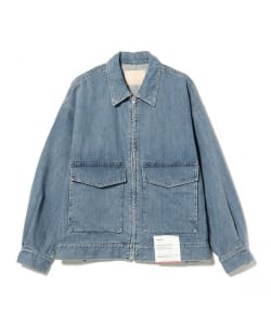 Graphpaper / Selvage Denim Zip Jacket -LIGHT FADE-