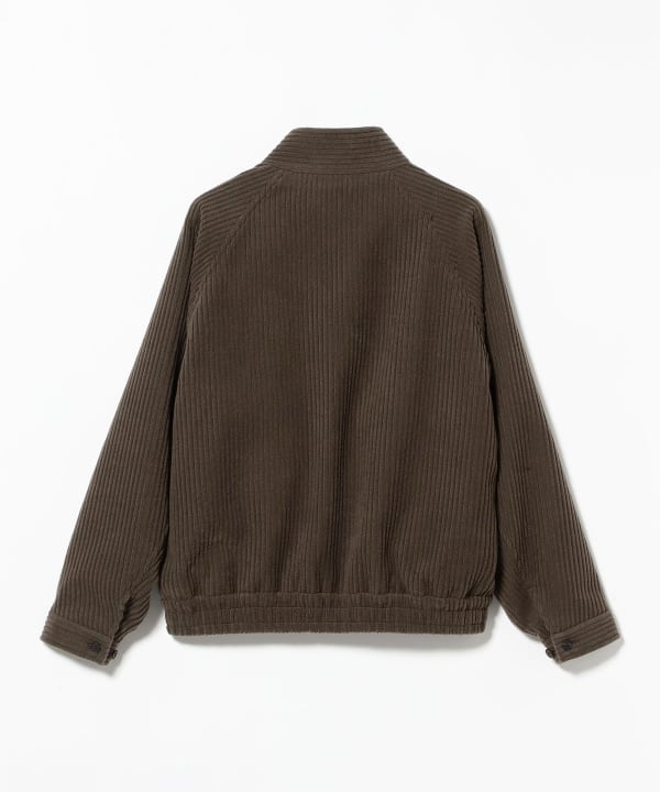 AURALEE / WOOL CASHMERE CORDUROY ZIP BLOUSON