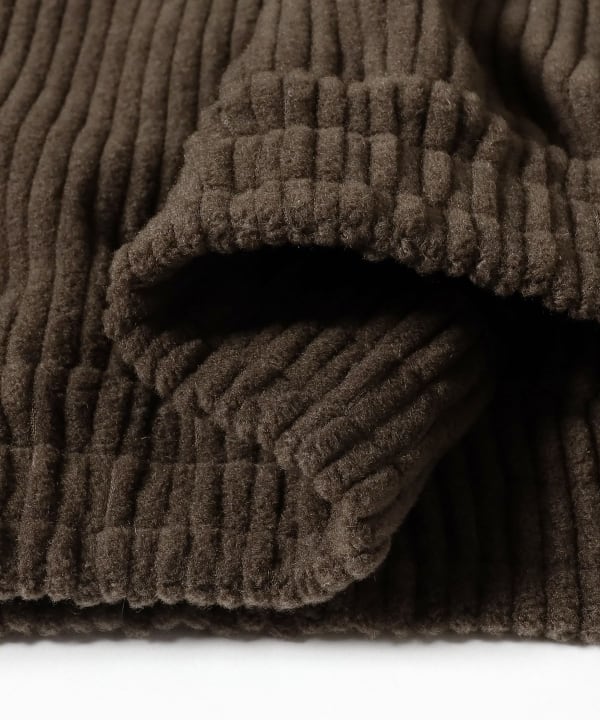 AURALEE / WOOL CASHMERE CORDUROY ZIP BLOUSON