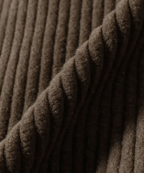 AURALEE / WOOL CASHMERE CORDUROY ZIP BLOUSON