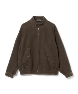 AURALEE / WOOL CASHMERE CORDUROY ZIP BLOUSON