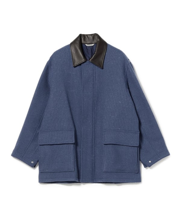 AURALEE / HOMESPUN TWEED ZIP BLOUSON