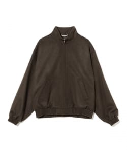 AURALEE / BABY CAMEL FLANNEL ZIP BLOUSON