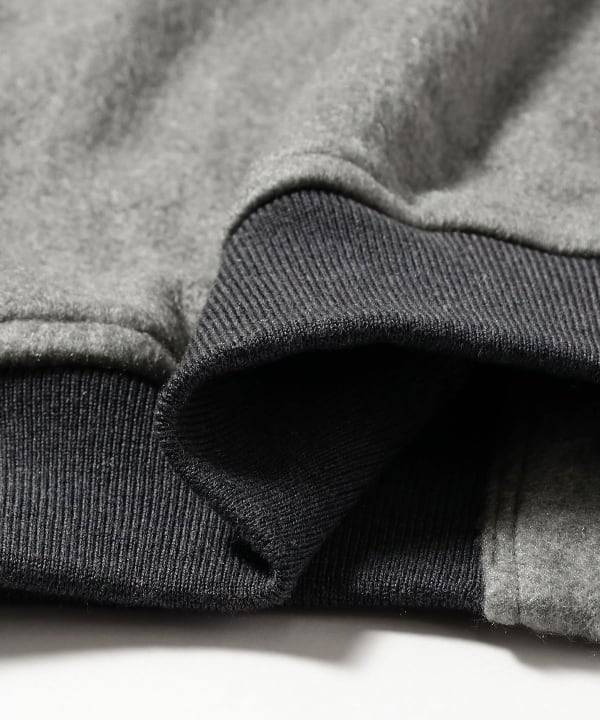 AURALEE / PURE SILK COMFORT FLEECE ZIP BLOUSON