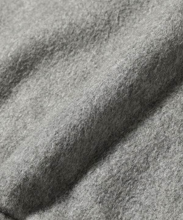 AURALEE / PURE SILK COMFORT FLEECE ZIP BLOUSON