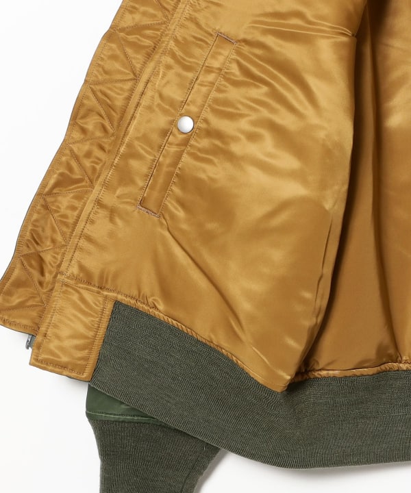 NOMARHYTHM TEXTILE / Bandana Embroidery Flight Jacket