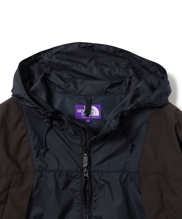 【別注】THE NORTH FACE PURPLE LABEL / マウンテン ウインド パーカ 立体感を保つ、美しい襟元の仕立て