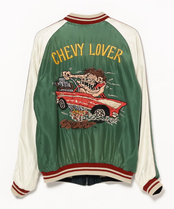 Taylor東洋/Mid 1950s Style Acetate Souvenir Jacket“TIGER HEAD”×“CHEVY LOVER”