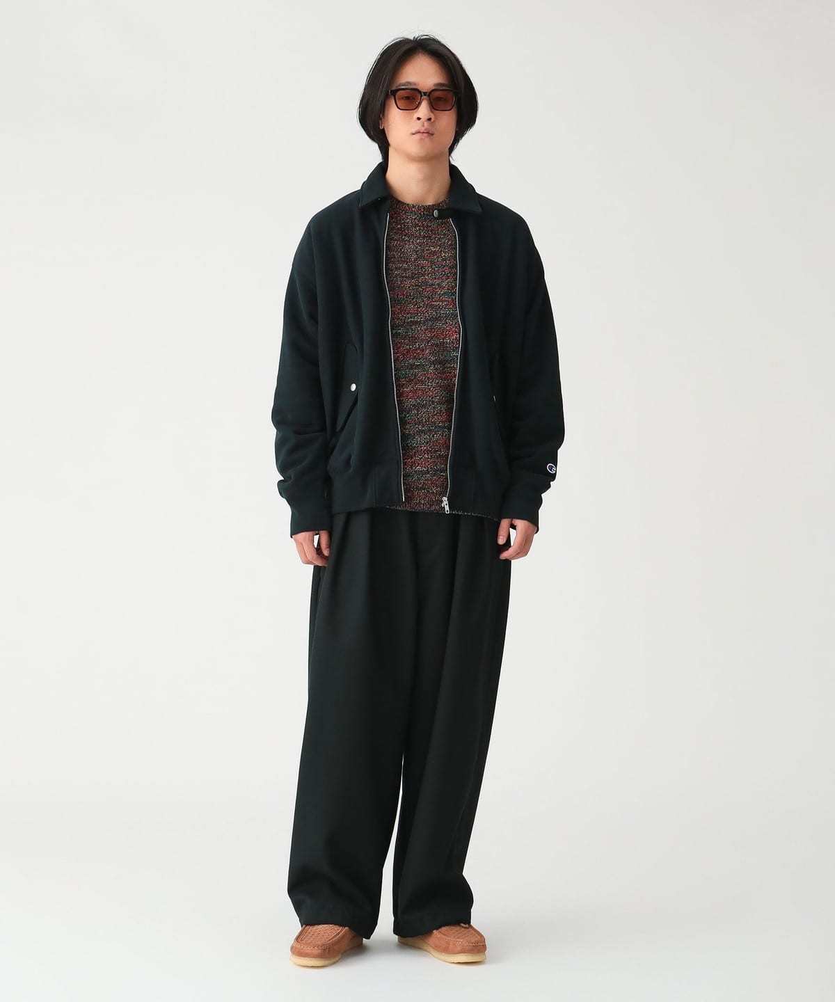 BEAMS（ビームス）【別注】Champion / リバースウィーブ（R）ジップ