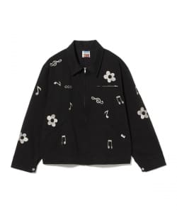 CITY COUNTRY CITY / EMBROIDERY LOGO MOLSKIN BLOUSON