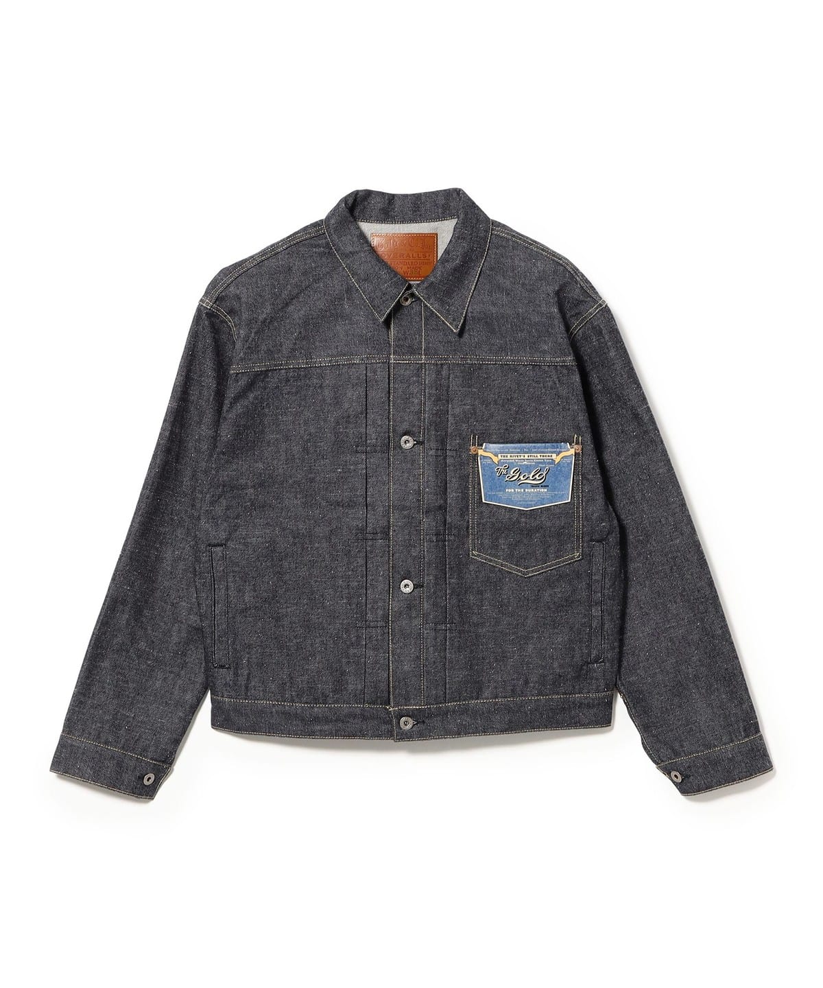 GOLD �S�[���h / 14oz. DENIM BLOUSE WW�U MODEL �u���]�� MEN 420 N. NAVY XL