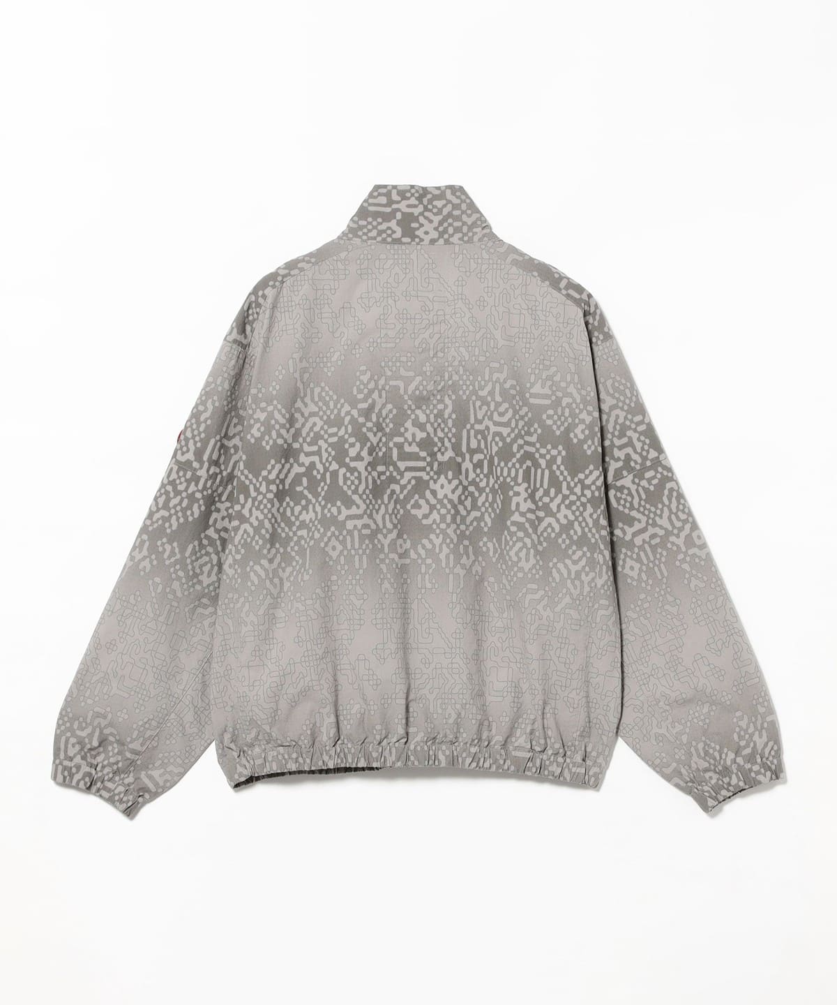 STUDIO by DÜRBAN グレー ジャケット（素材：麻）BB7体 BEAMS（ビームス）C.E / PANELED DIGI7 ZIP JACKET（ブルゾン ブルゾン