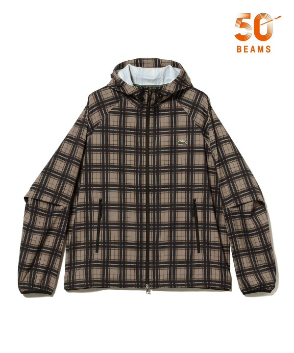 【別注】LACOSTE / Plaid Hooded Jacket