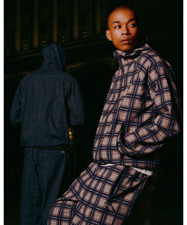 【別注】LACOSTE / Plaid Hooded Jacket