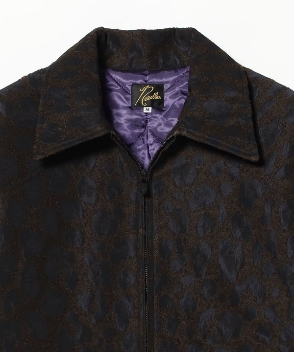 NEEDLES / CB Gusset Sports Jacket - Leopard Jacquard