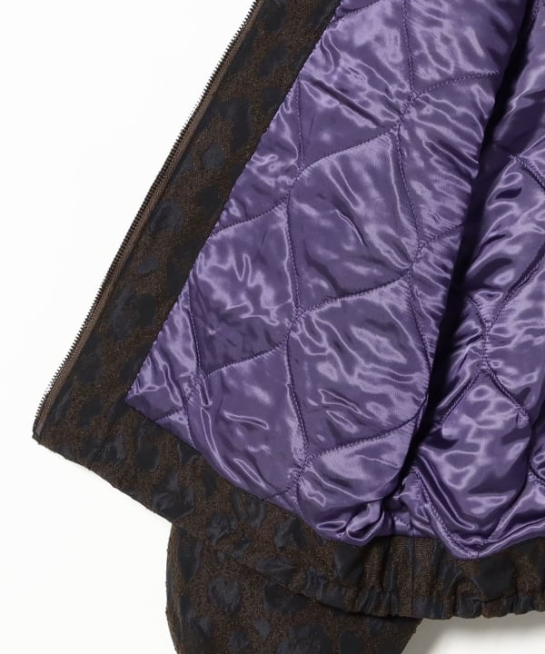 NEEDLES / CB Gusset Sports Jacket - Leopard Jacquard