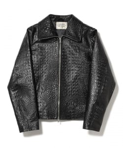 FUTURE ARCHIVE / TEXTURE LEATHER BLOUSON