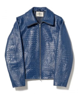 FUTURE ARCHIVE / TEXTURE LEATHER BLOUSON