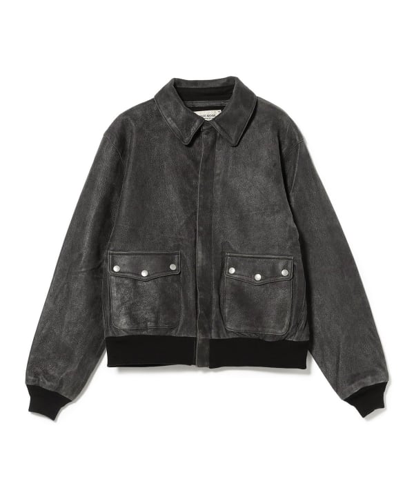 BEAMS（ビームス）FUTURE ARCHIVE / A-2 LEATHER JACKET（ブルゾン
