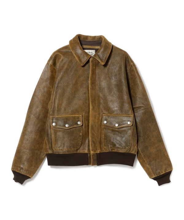 BEAMS（ビームス）FUTURE ARCHIVE / A-2 LEATHER JACKET（ブルゾン