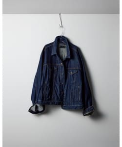 【ショップ限定商品】the A / Silk Denim Trucker Jacket