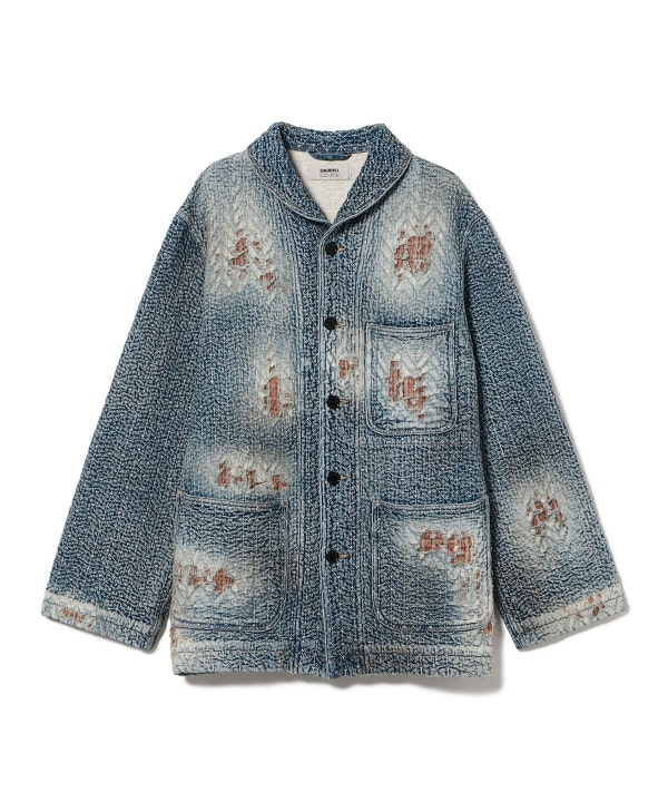 DAIRIKU / "BORO" DENIM SHAWL COLLAR JACKET