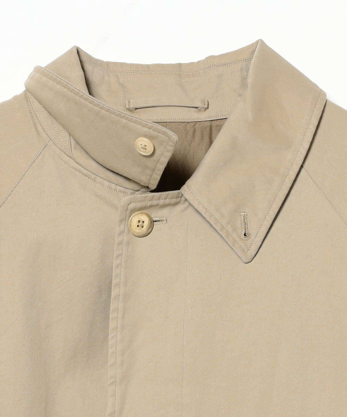 COMOLI コットンギャバジン　ステンカラーコート BEAMS（ビームス）COMOLI / コットンギャバ バルカラーコート