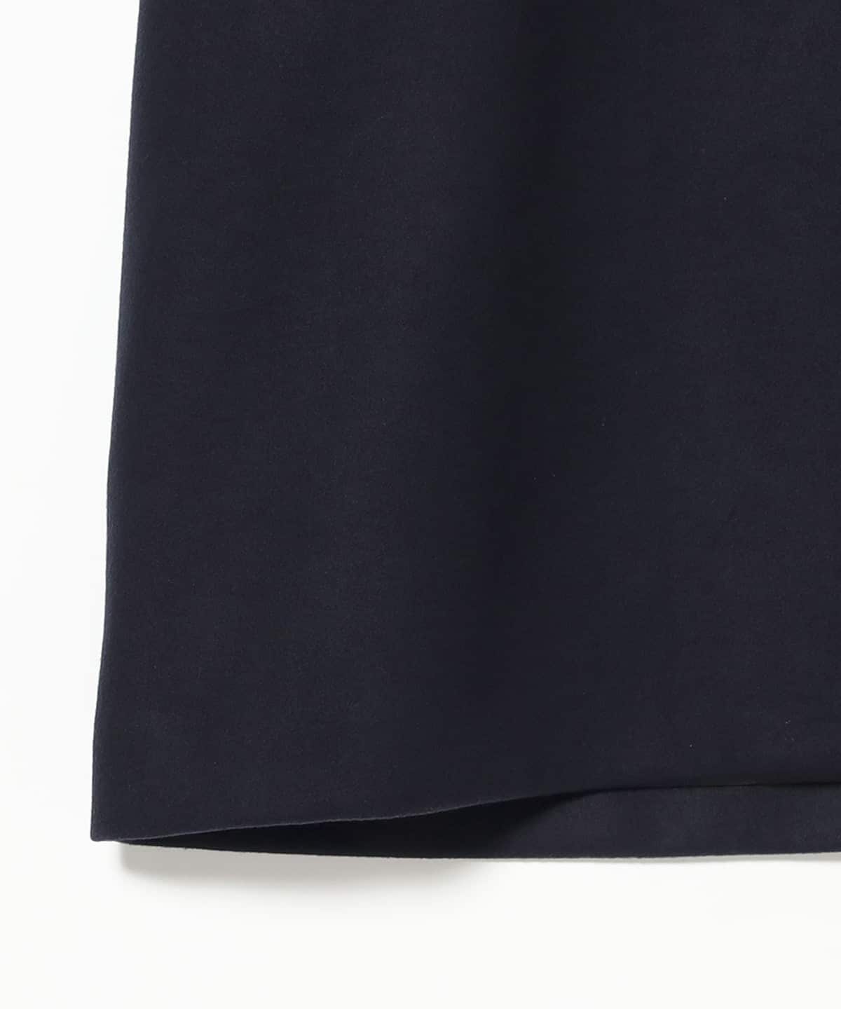 【新品未使用】BEAMS フリースステンカラーコート　L ネイビー BEAMS（ビームス）フリース ステンカラー コート（コート ステンカラー