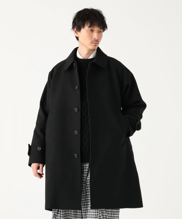BEAMS（ビームス）ワイドフィット フリース ステンカラーコート